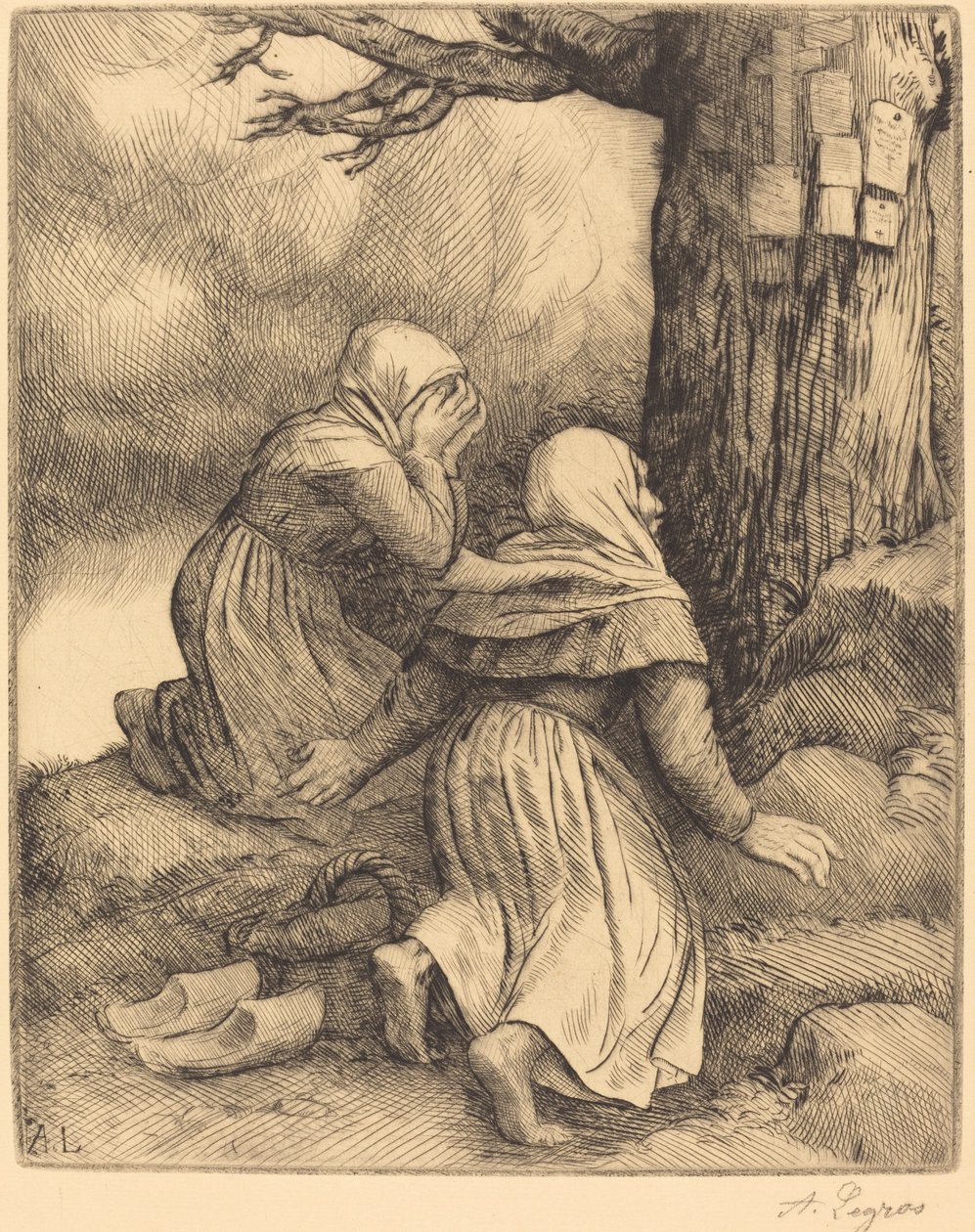Drzewo Zbawienia autorstwa Alphonse Legros