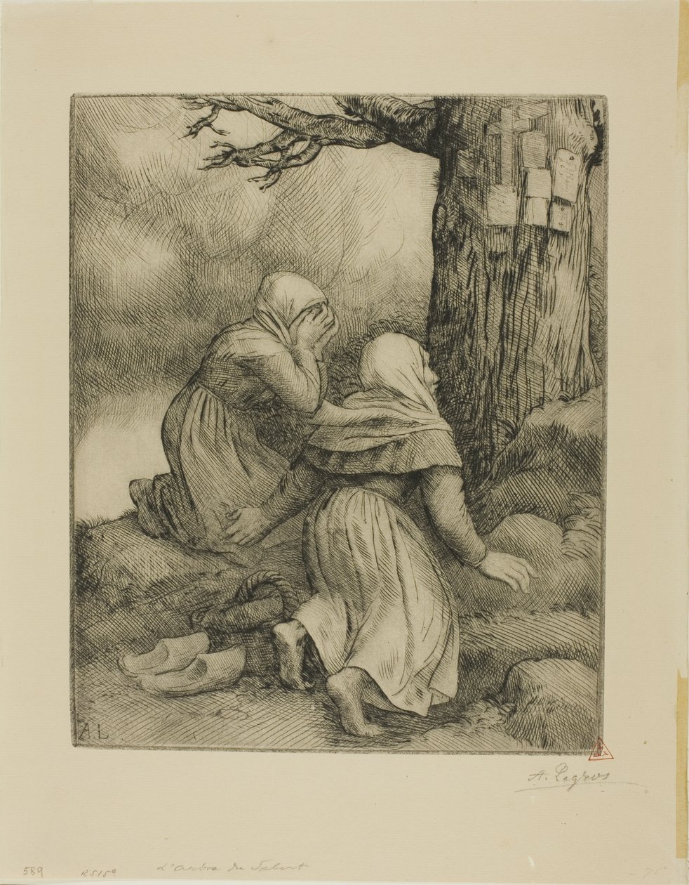 Drzewo Zbawienia autorstwa Alphonse Legros