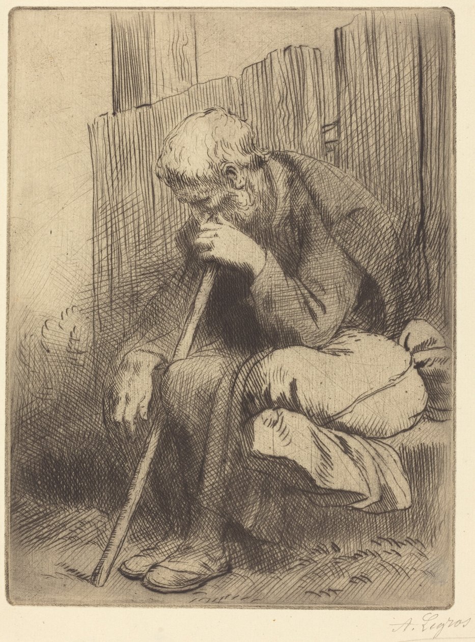 Myśliciel autorstwa Alphonse Legros