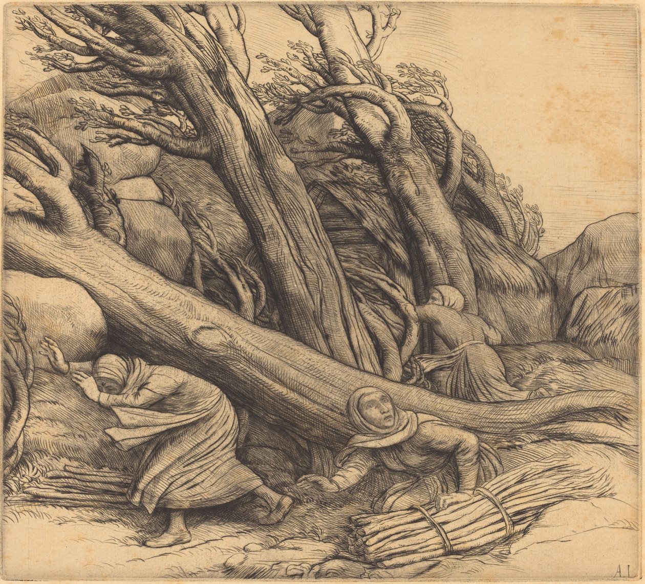 Tornado (Le tyfon) autorstwa Alphonse Legros