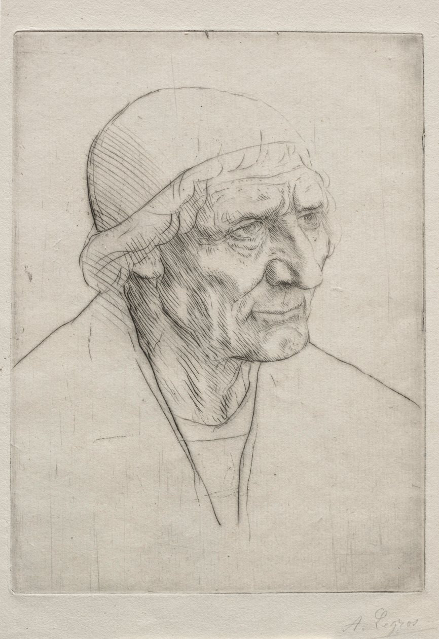 Głowa Błogosławieństwa. autorstwa Alphonse Legros