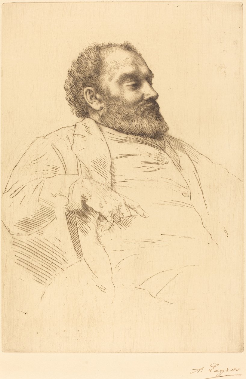 Val Prinsep, RA autorstwa Alphonse Legros