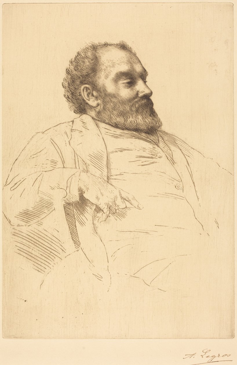 Val Prinsep, R.A. autorstwa Alphonse Legros