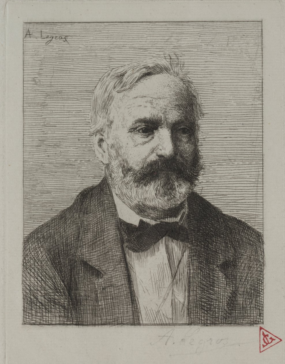 Wiktor Hugo autorstwa Alphonse Legros