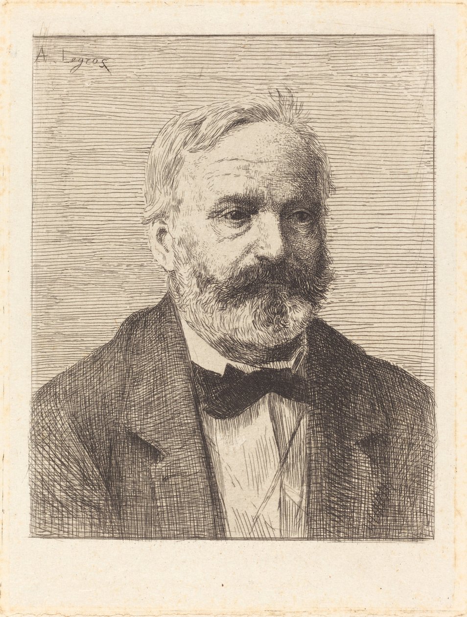 Victor Hugo, pierwsza płyta autorstwa Alphonse Legros