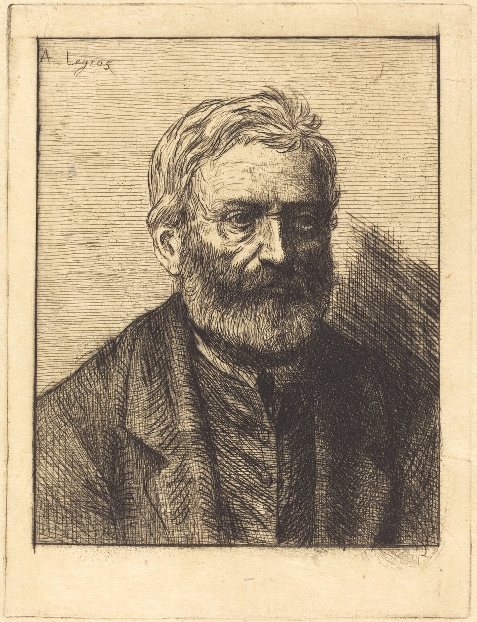 Victor Hugo, pierwsza płyta autorstwa Alphonse Legros