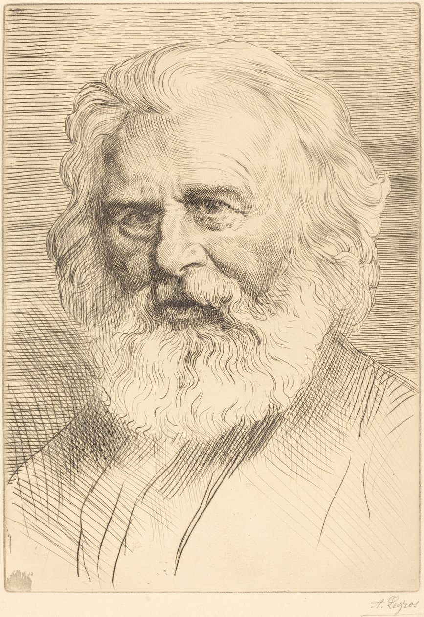 WH. Longfellow, 1. płyta autorstwa Alphonse Legros