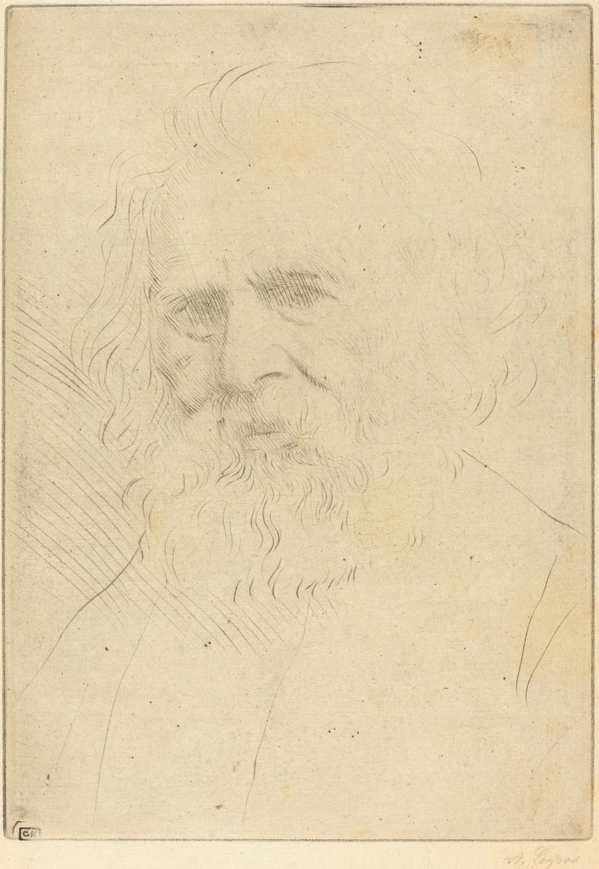 WH. Longfellow, 1. płyta autorstwa Alphonse Legros