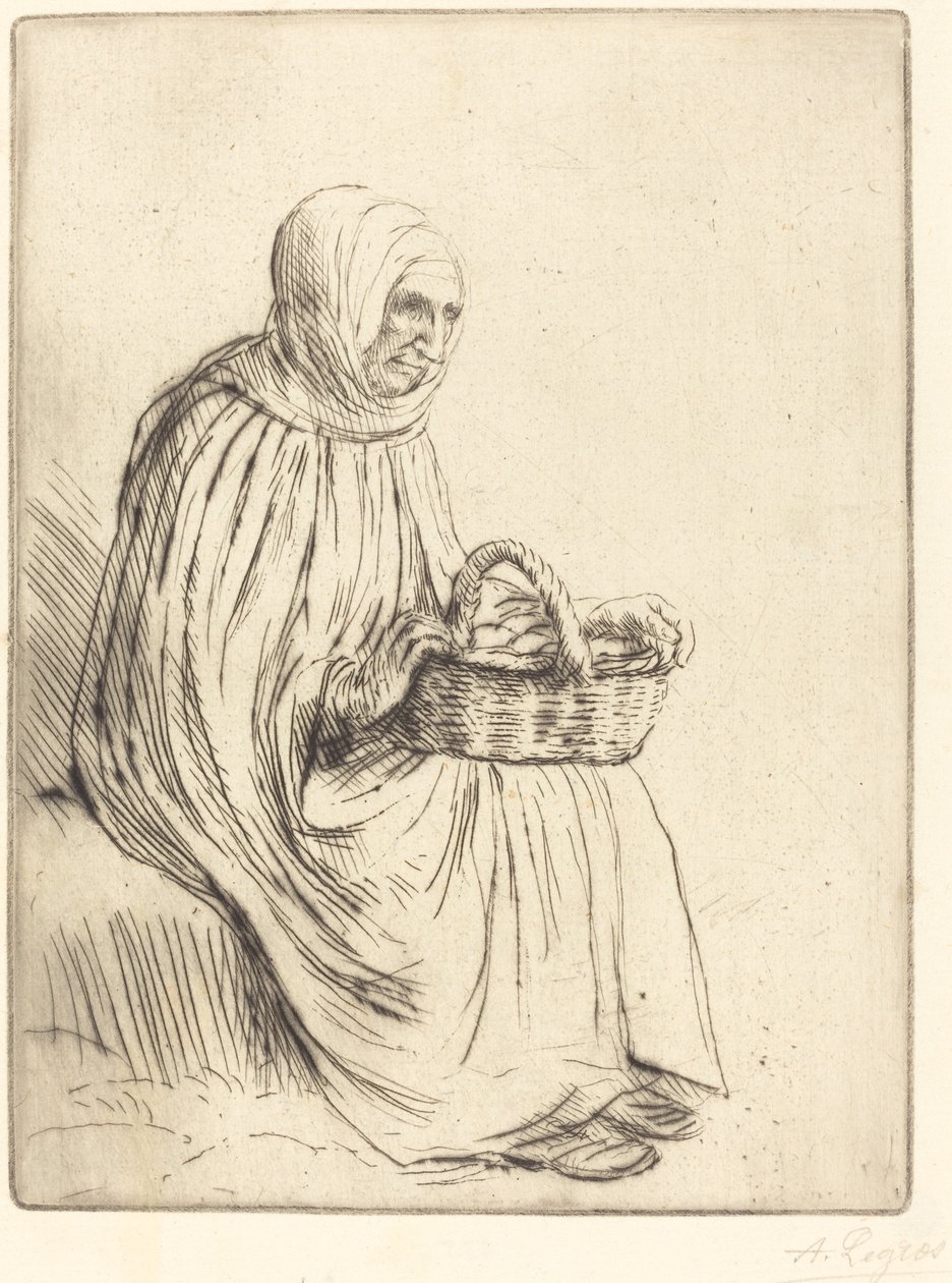 Kobieta z Rynku autorstwa Alphonse Legros