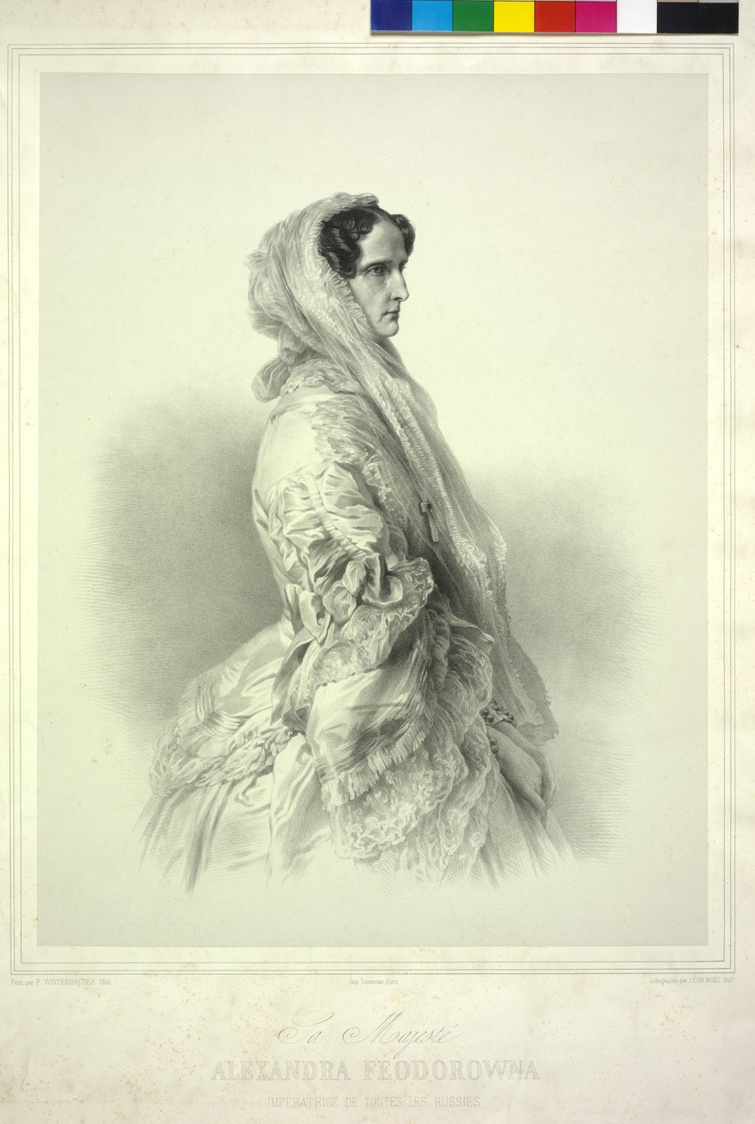 Księżniczka pruska Charlotte autorstwa Alphonse Leon Noel