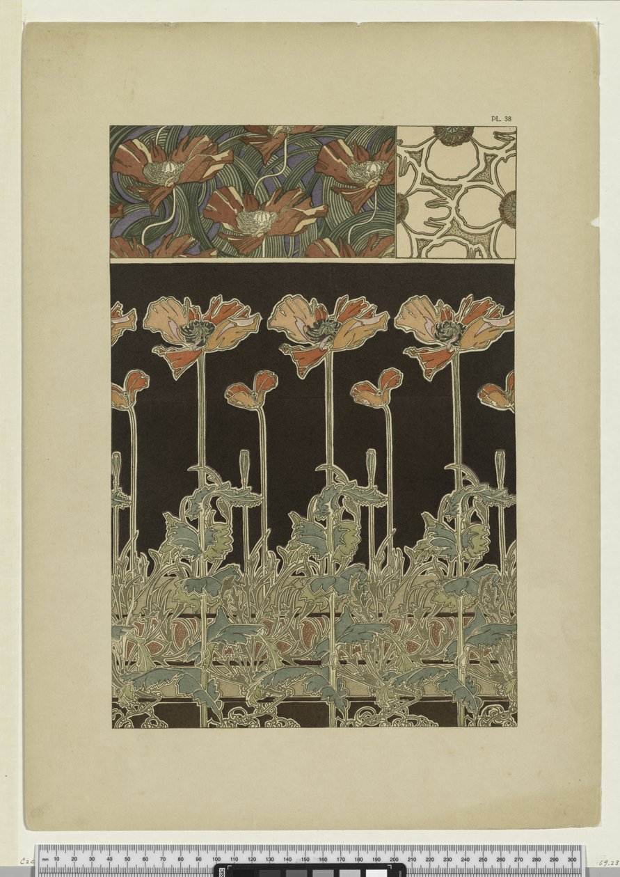 Dokumenty Decoratif: Talerz 38 autorstwa Alphonse Mucha