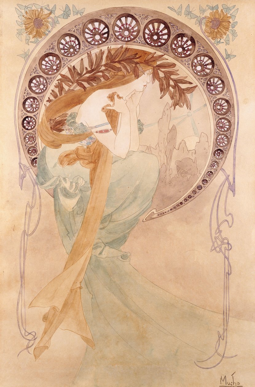 Wiersze, autorstwa Alphonse Mucha
