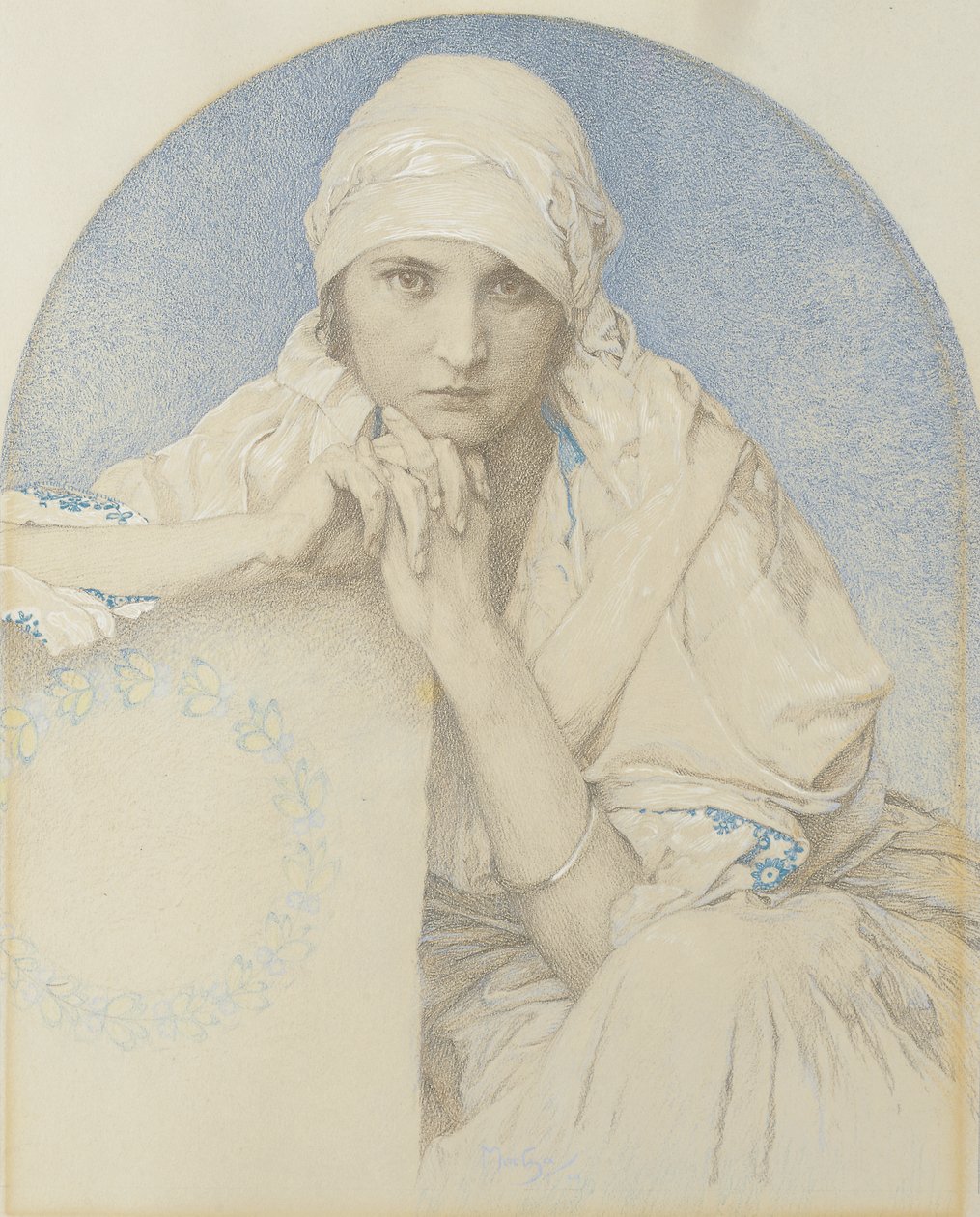 Portret Jarosława autorstwa Alphonse Mucha