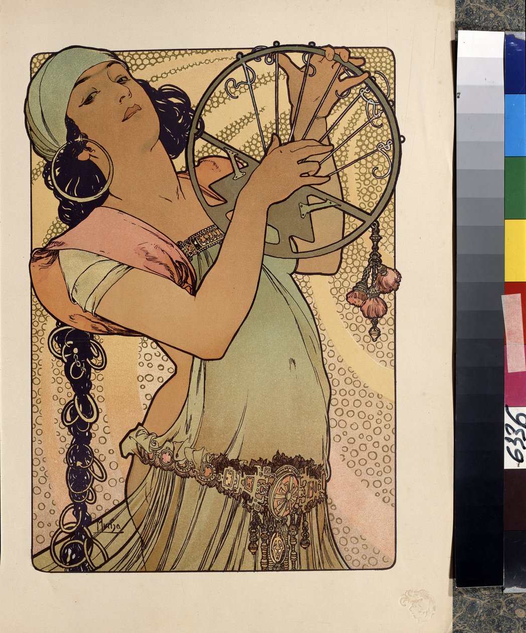 Salome. Oeuvre de Alfons Maria Mucha (Alphonse Marie Mucha autorstwa Alphonse Marie Mucha