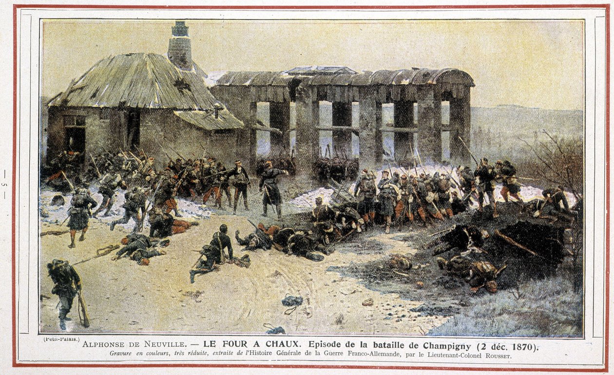 Le oven à Chaux - Epizod bitwy pod Champigny (12.02.1870) Alphonse
