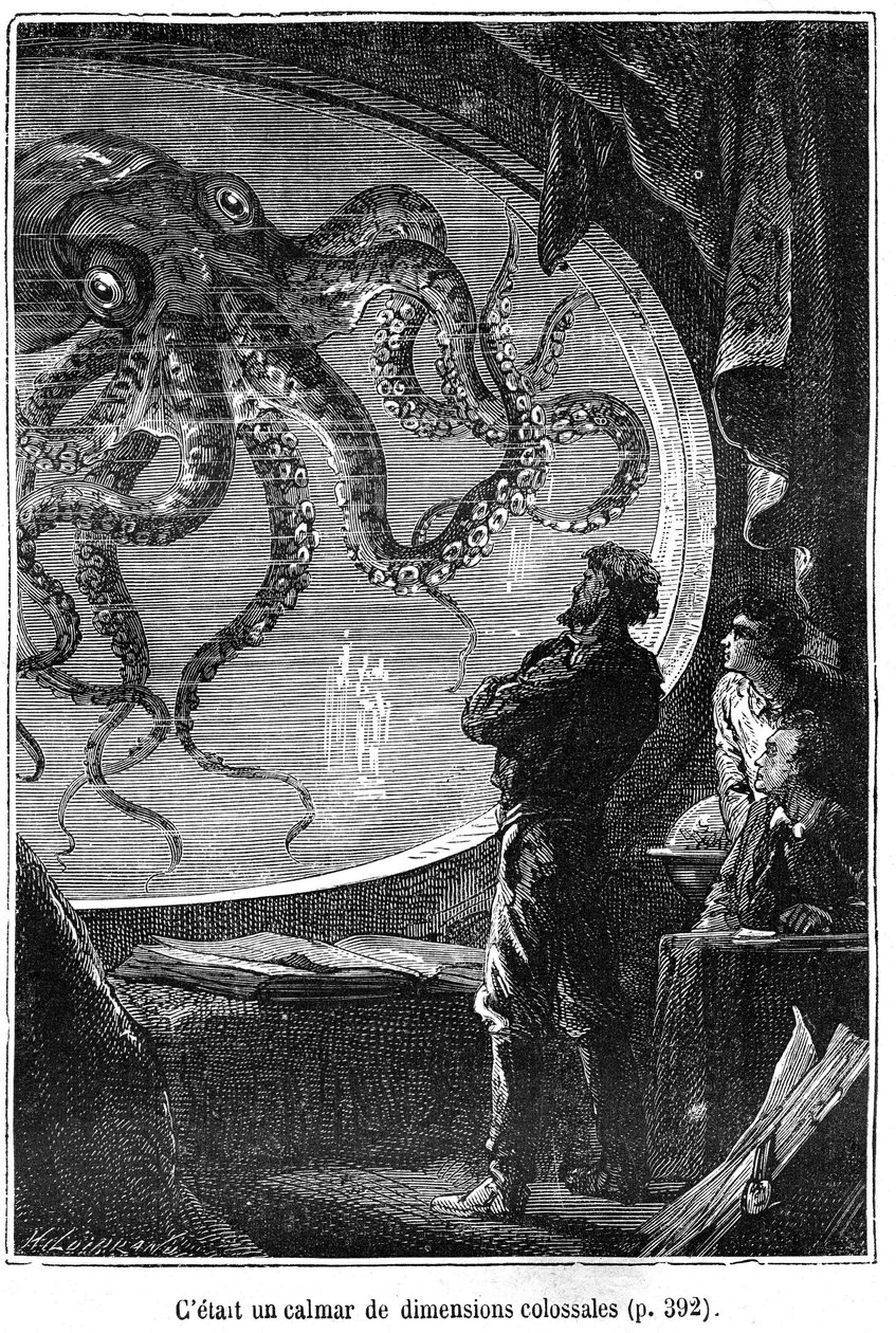 „Dwadzieścia tysięcy mil pod morzami” autorstwa Alphonse Marie de Neuville