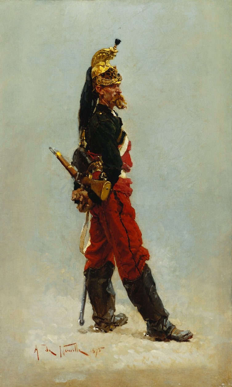 Smok, 1875 autorstwa Alphonse Marie de Neuville