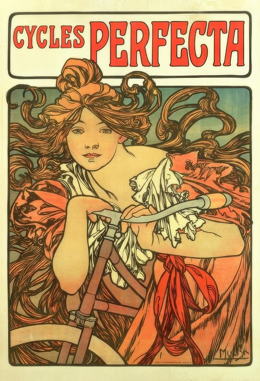 Cykle Perfecta autorstwa Alphonse Mucha