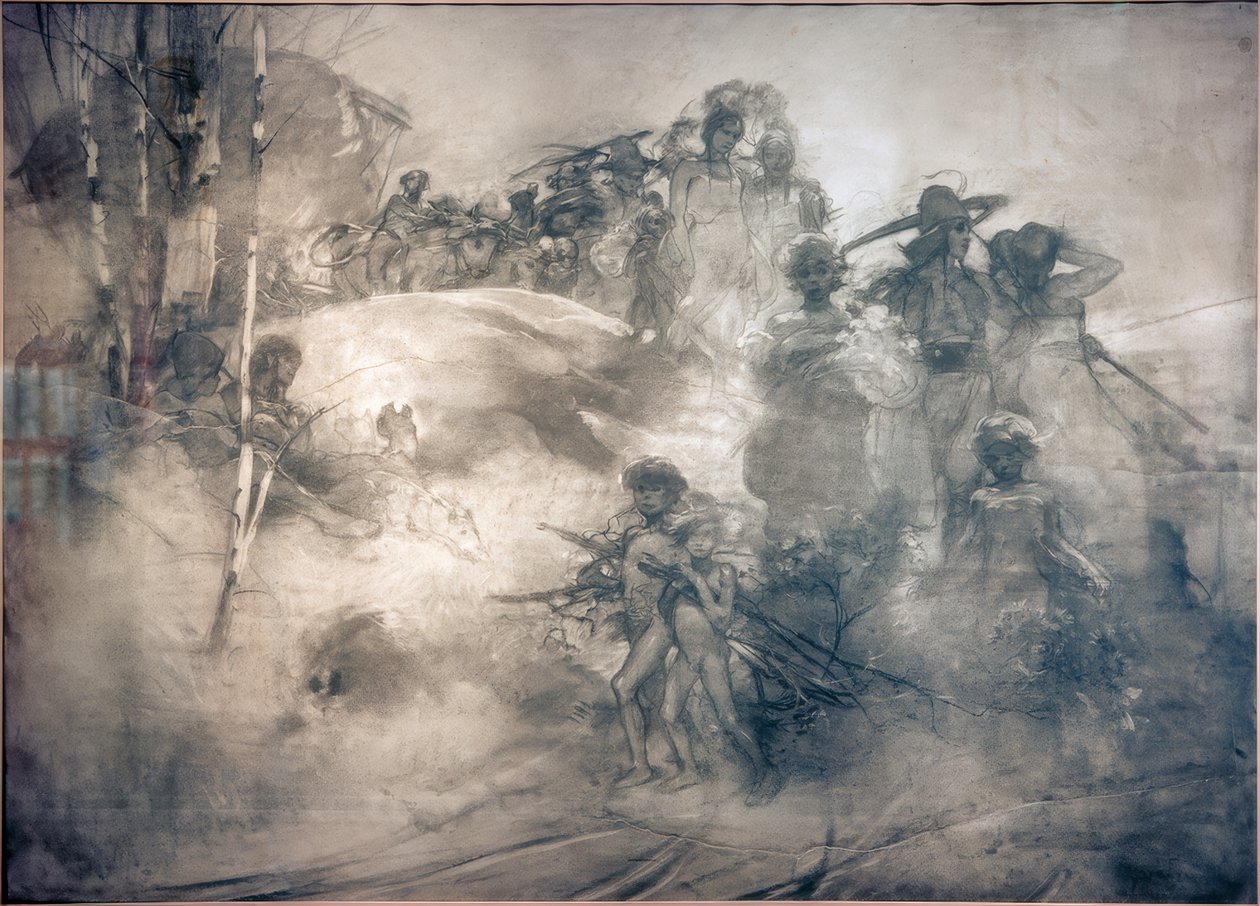 Słowiańskie Dożynki autorstwa Alphonse Mucha