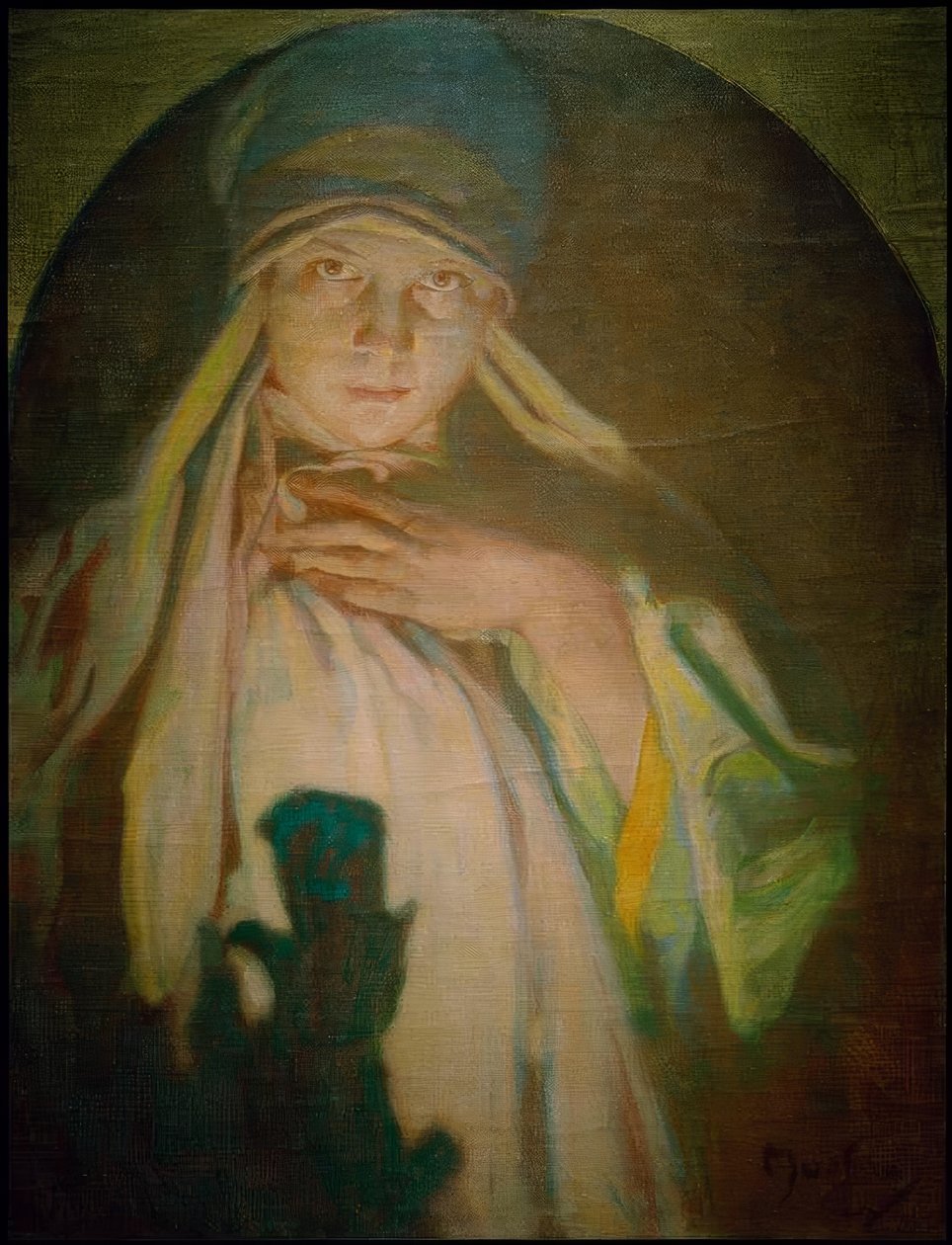 Czarodziejka autorstwa Alphonse Mucha