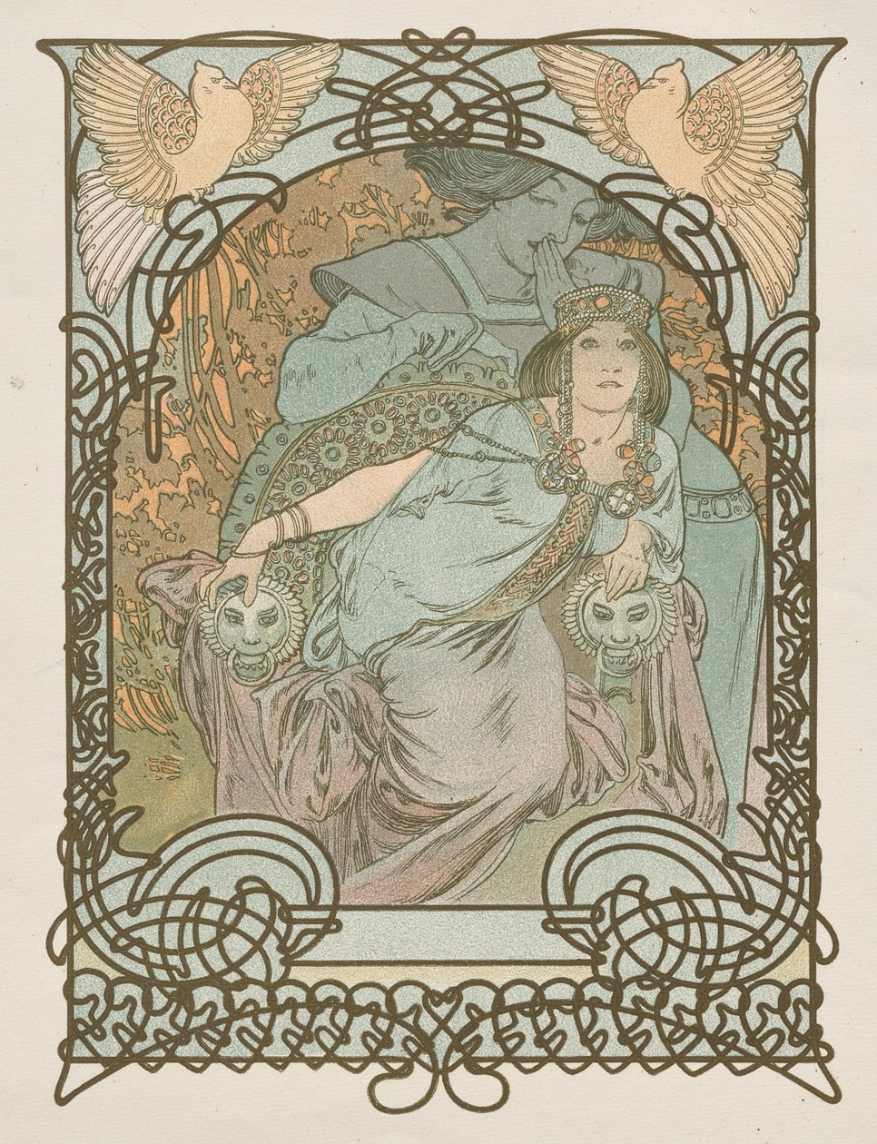 Ilsee, księżniczka Trypolisu autorstwa Alphonse Mucha