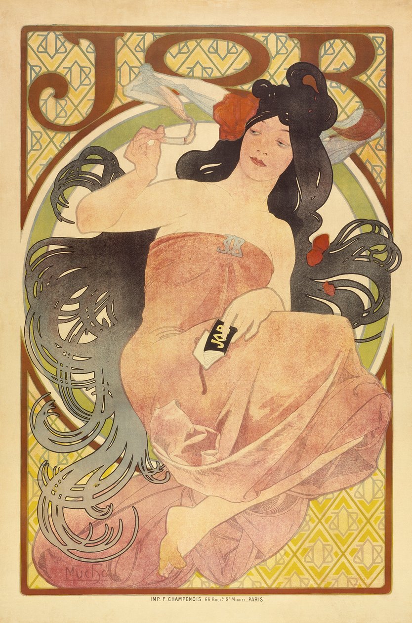 Praca autorstwa Alphonse Mucha