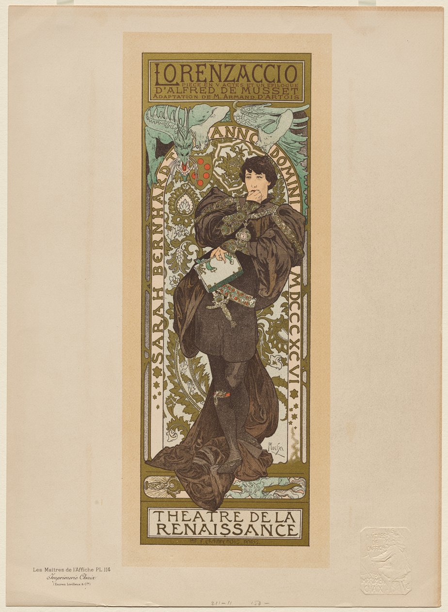 Lorenzaccio autorstwa Alphonse Mucha