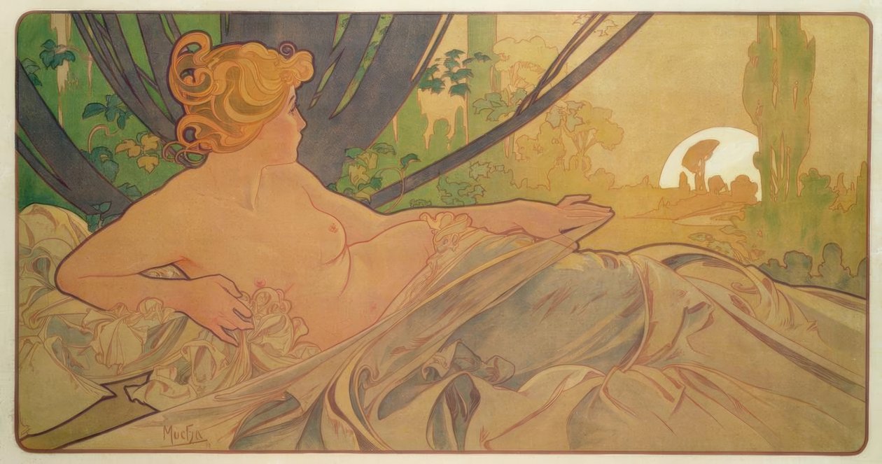 Świt autorstwa Alphonse Mucha