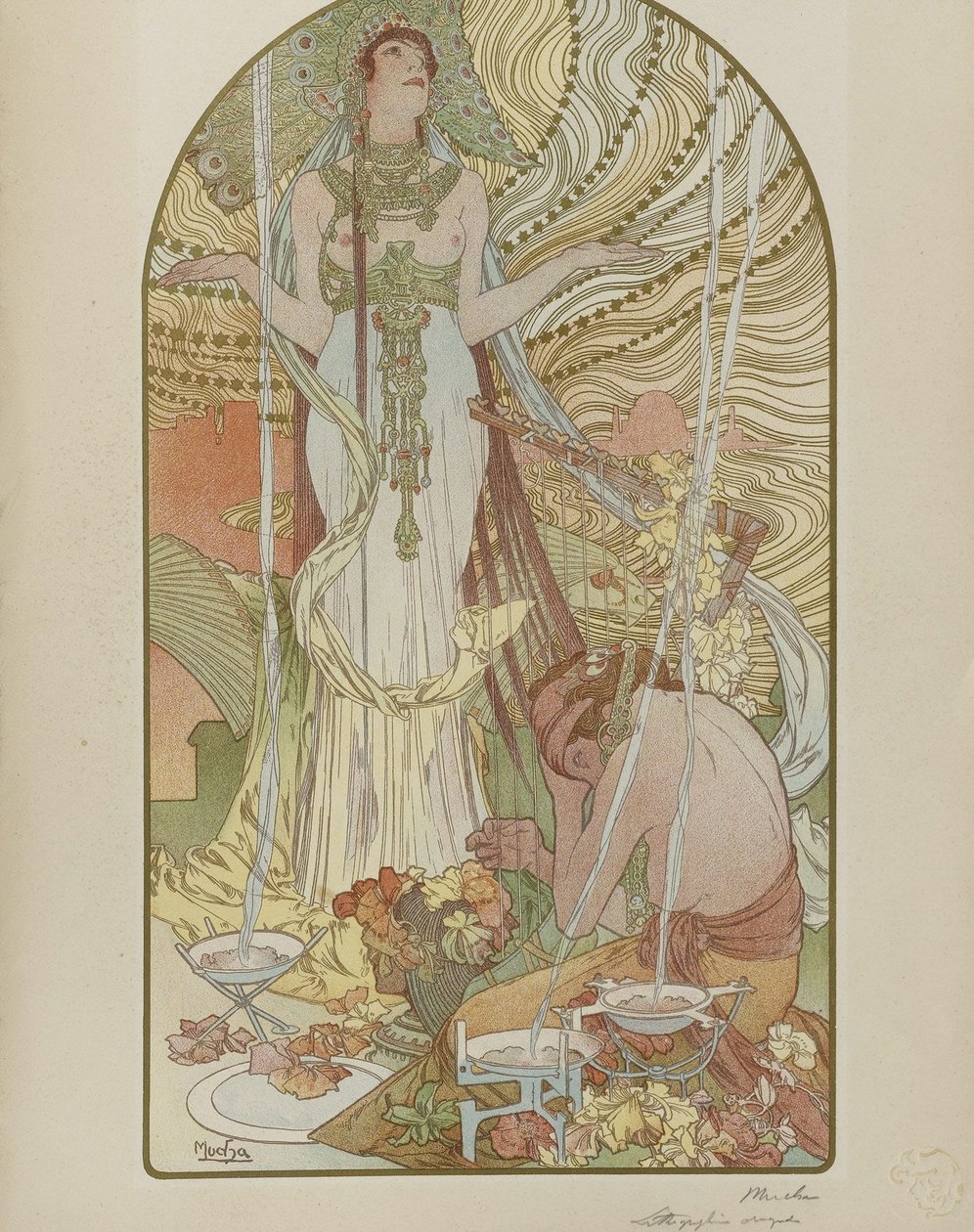Salambô autorstwa Alphonse Mucha