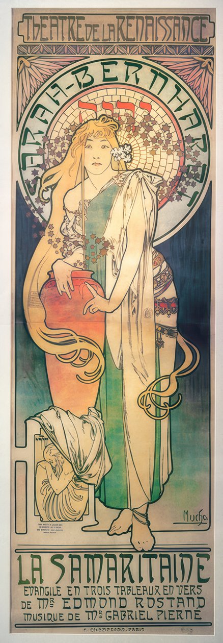 Sarah Bernhardt - Samarytanin autorstwa Alphonse Mucha