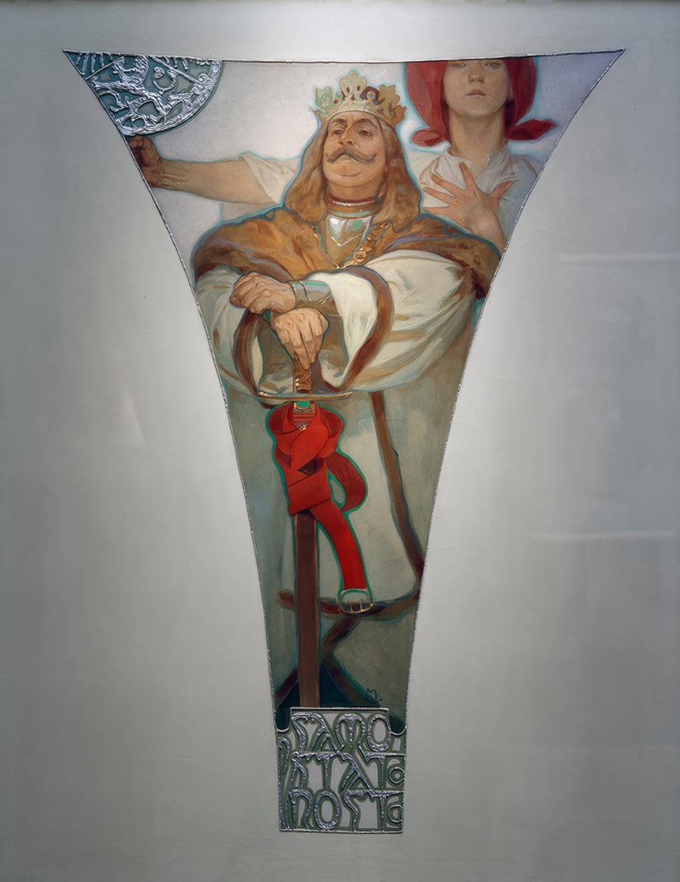 Moc twórcza - Jan von Pernstejn autorstwa Alphonse Mucha