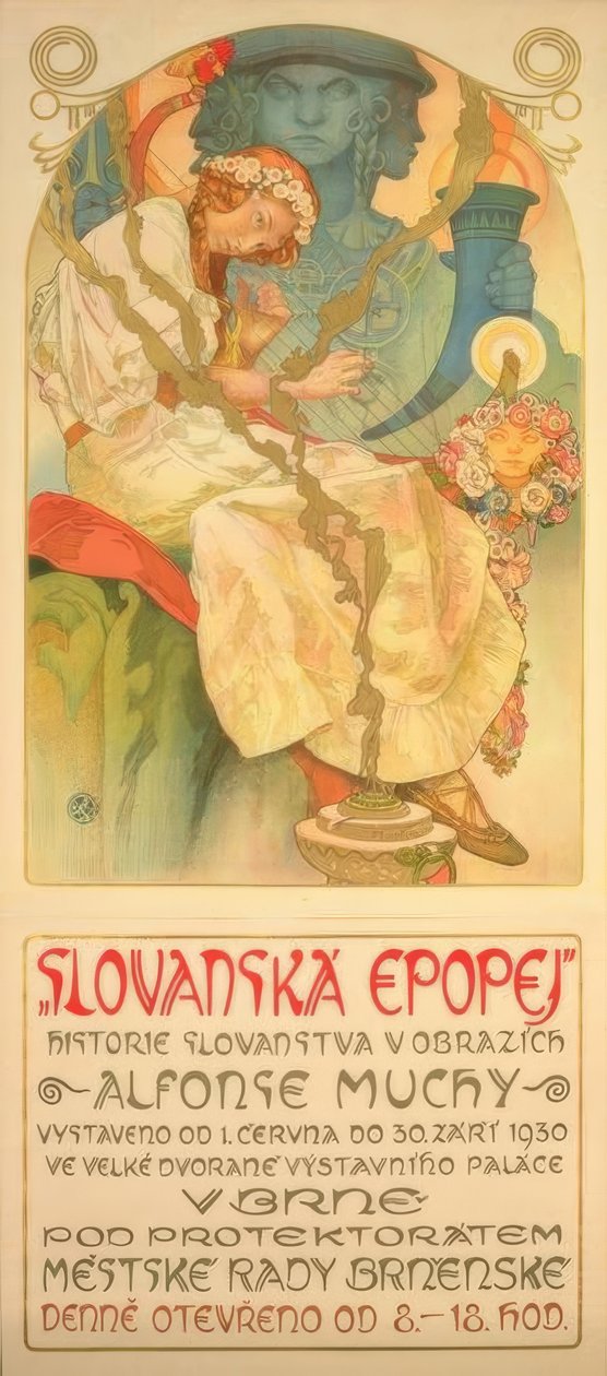 Epika słowiańska autorstwa Alphonse Mucha