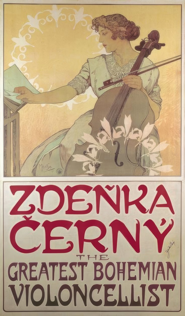 Zdenka Cerny autorstwa Alphonse Mucha