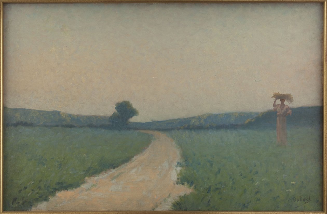 Droga polna o poranku autorstwa Alphonse Osbert