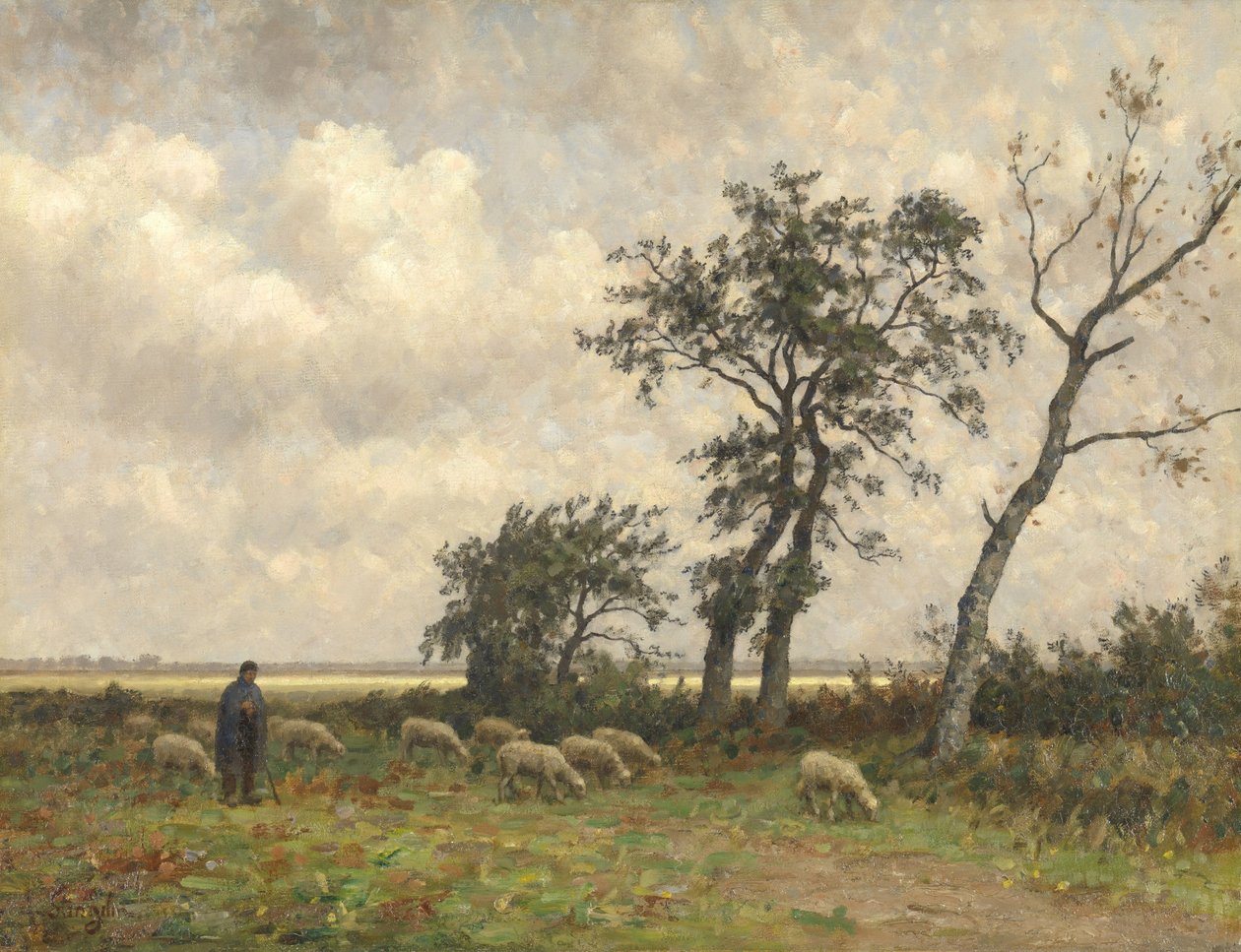 Krajobraz w Drenthe autorstwa Alphonse Stengelin