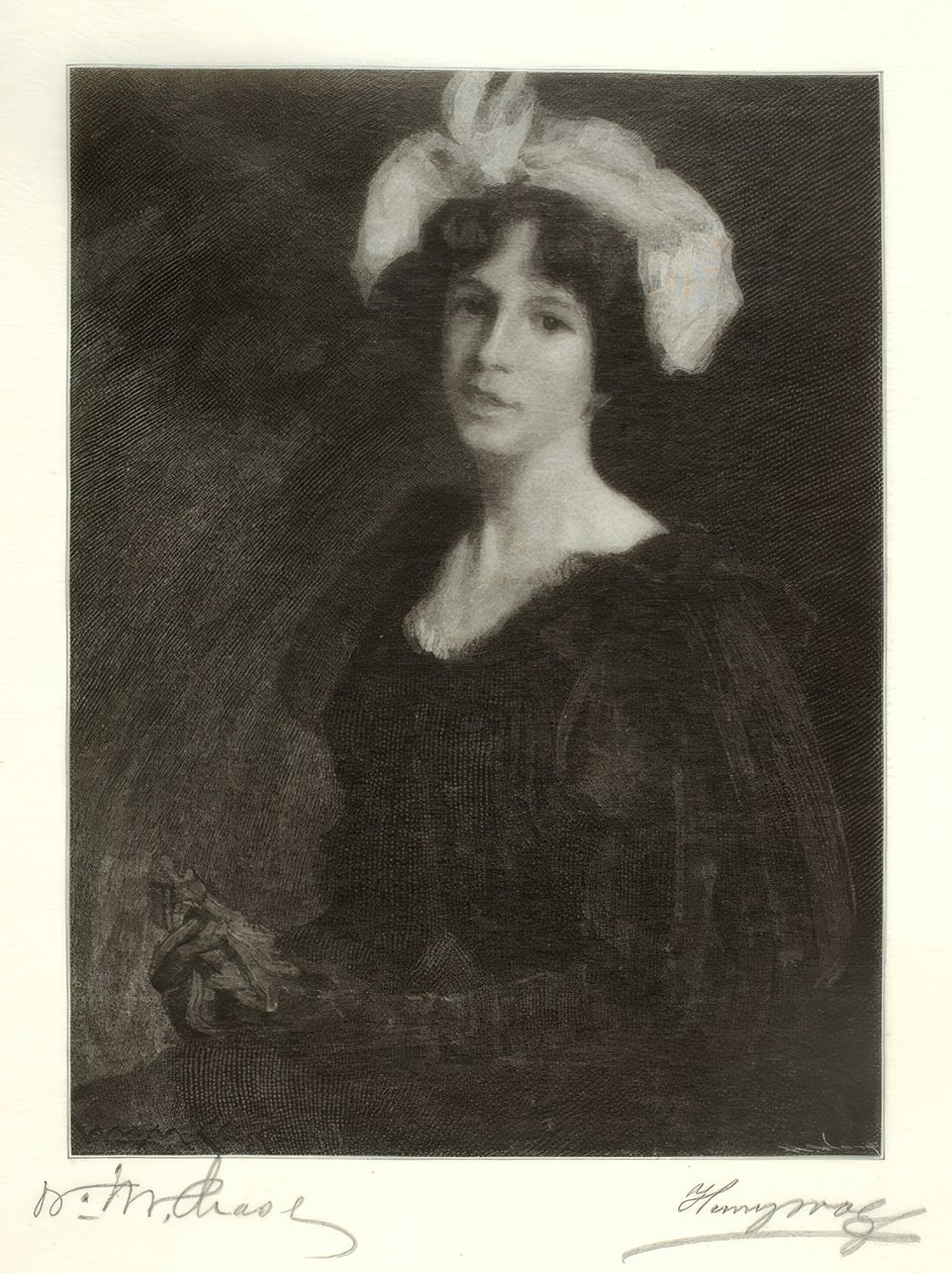Portret pani C autorstwa Alsace Henry Wolf