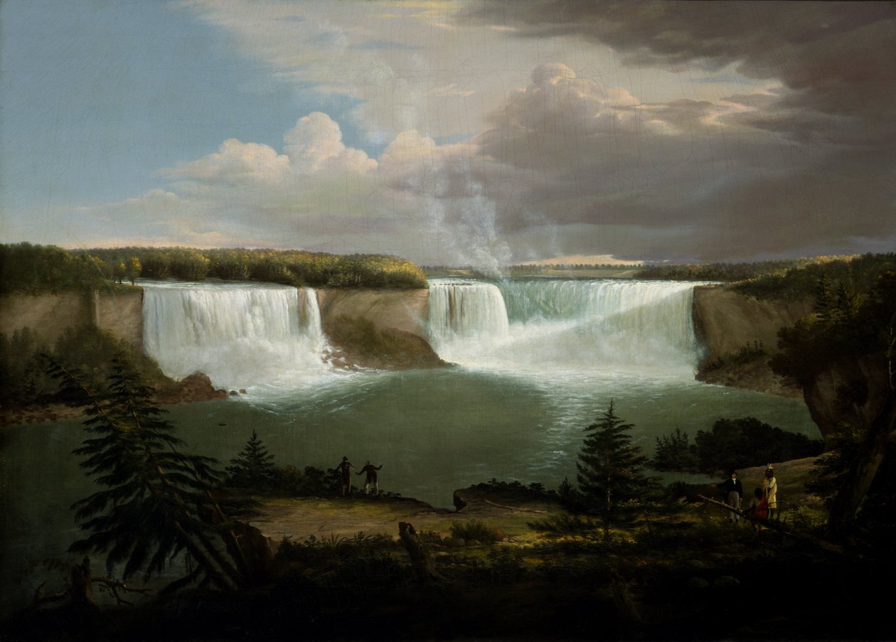 Ogólny widok na wodospad Niagara autorstwa Alvan Fisher