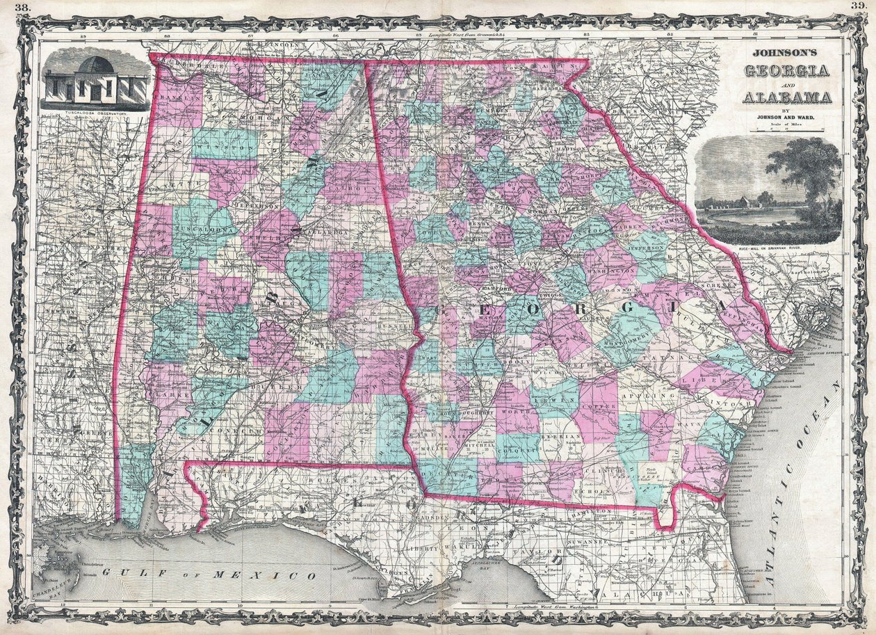 Georgia i Alabama Johnsona autorstwa Alvin Jewett Johnson