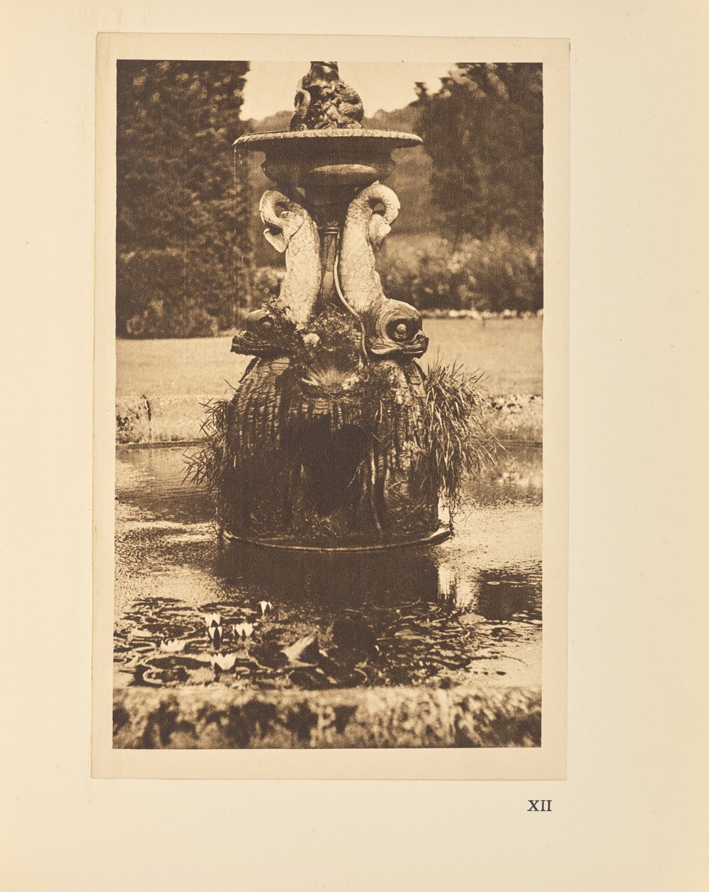 Fontanna z delfinami autorstwa Alvin Langdon Coburn