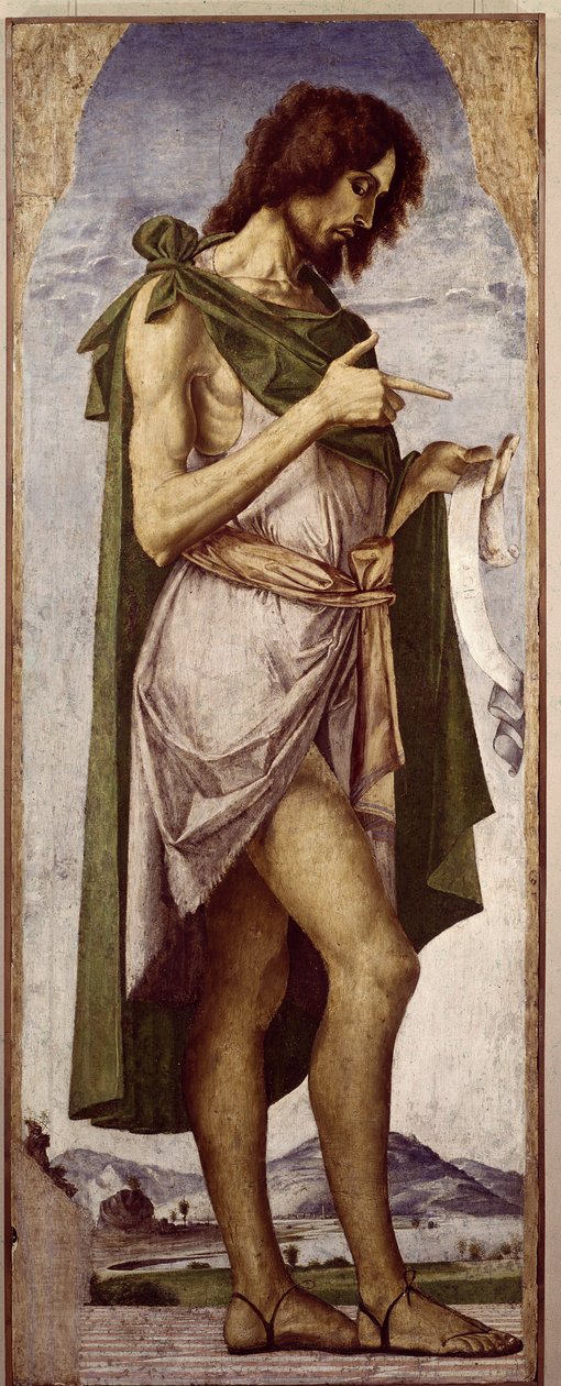 San Giovanni Battista, ok. 1480 r. (olej na desce) autorstwa Alvise Vivarini