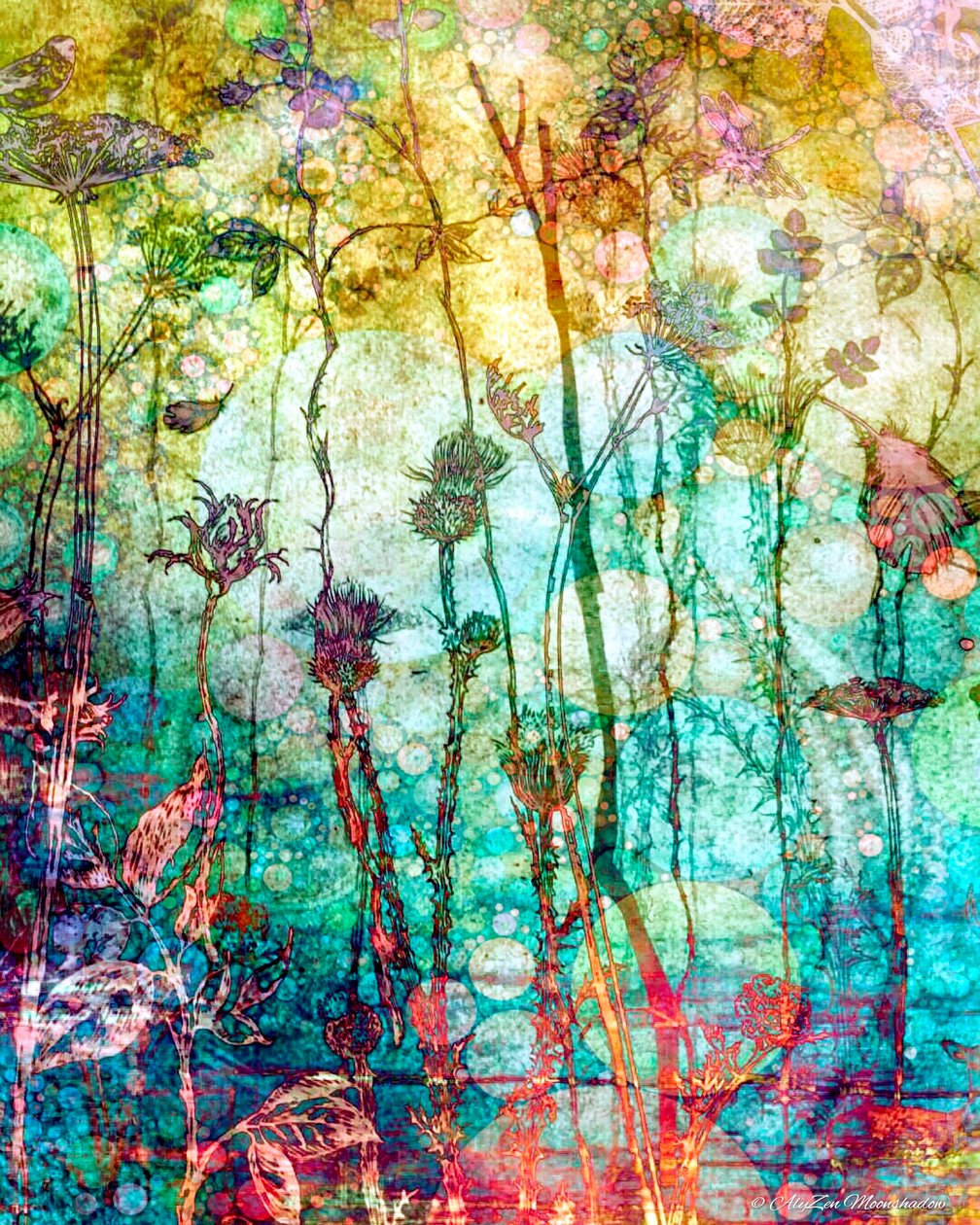 A Rich Tapestry (ciepłe), 2014, (fonografia cyfrowa mieszana) autorstwa AlyZen Moonshadow