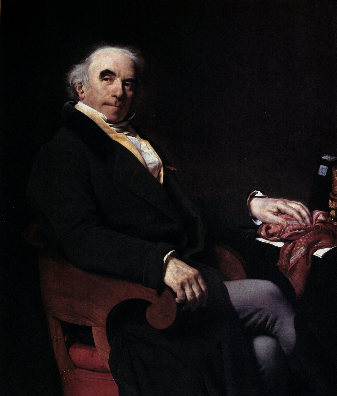 Portret rycerza z Nanteuil Lanorville (1754-1834) Generalny administrator Orędzi Królewskich Obraz rycerza z Nanteuil Lanorville (1790-1819) 1817 Nd. 1,29 x 1,02 m² autorstwa Amable Pagnest