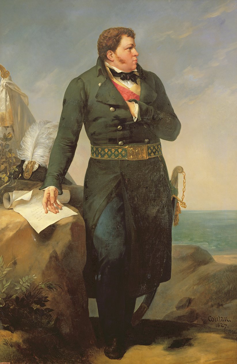 Portret Georgesa Cadoudala (1771-1804) 1827 (olej na płótnie) autorstwa Amable Paul Coutan
