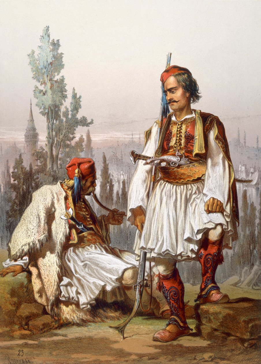 Albańczycy, 1865 autorstwa Amadeo Preziosi