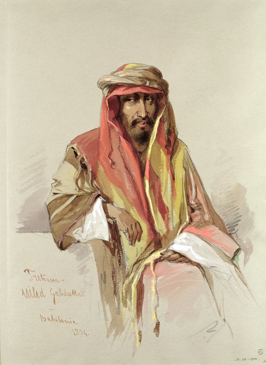 Trehem - z Babilonii, 1854 autorstwa Amadeo Preziosi