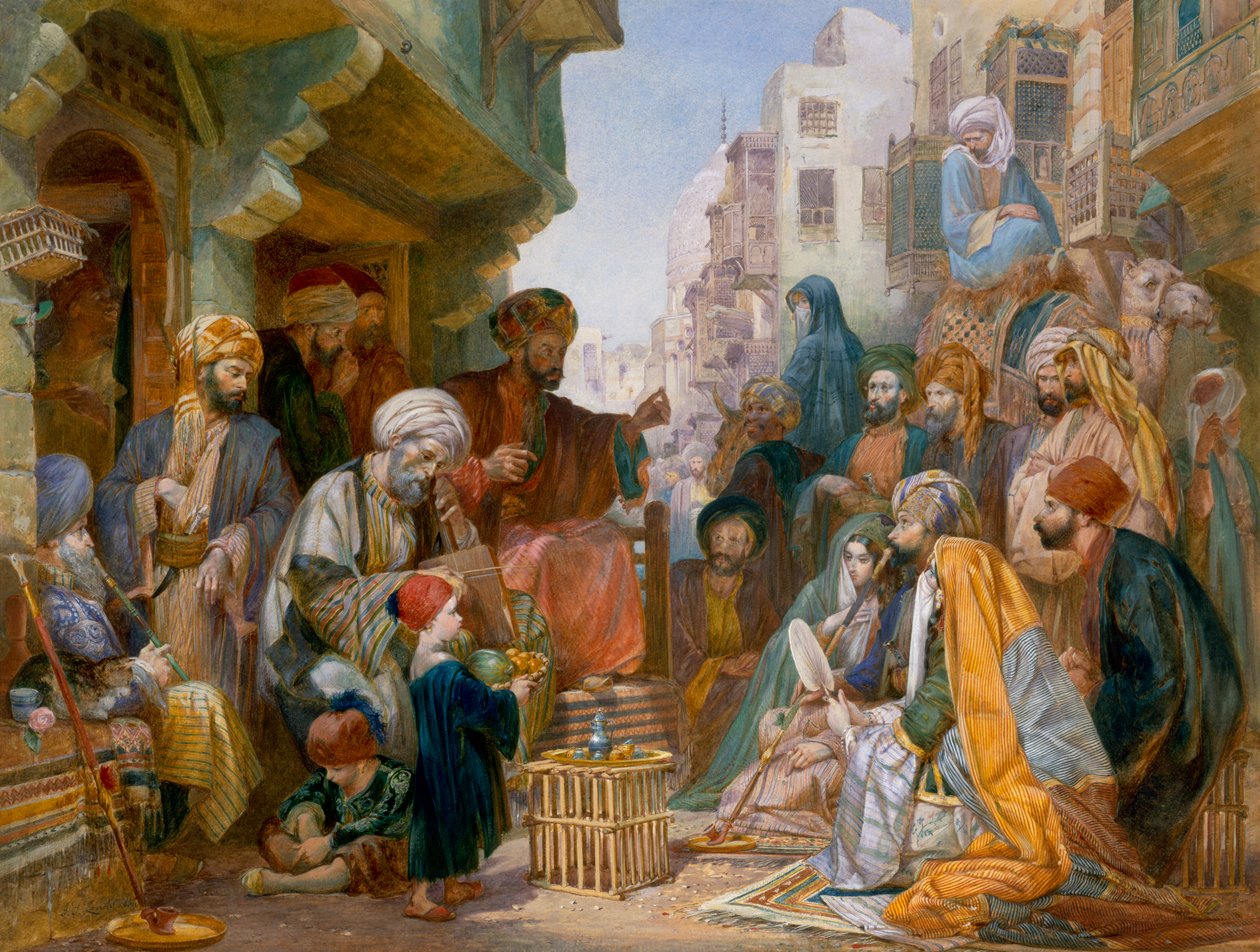Turecka scena uliczna autorstwa Amadeo Preziosi