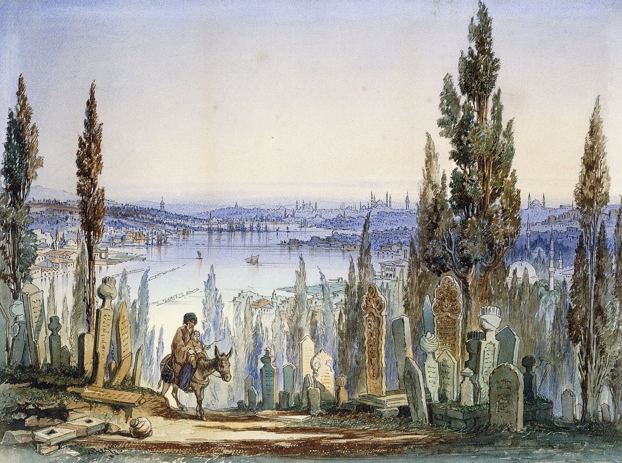 Konstantynopol od Eyub, autorstwa Amadeo Preziosi