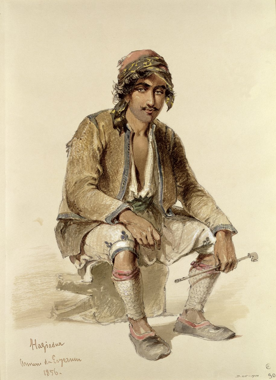 Hagiadur - from Erzerum, 1856 autorstwa Amadeo Preziosi