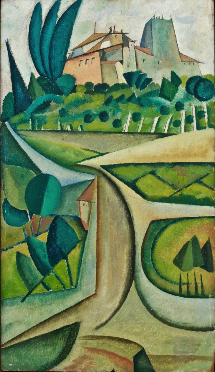 Krajobraz Manhufe autorstwa Amadeu de Souza Cardoso