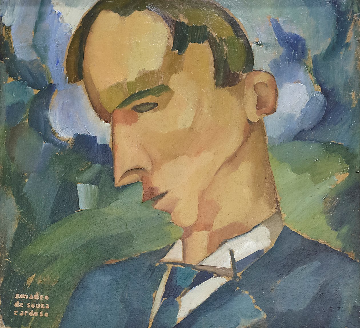 Smutek, głowa autorstwa Amadeu de Souza Cardoso